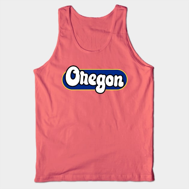 Oregon State Capsule Flag Tank Top by Mumgle